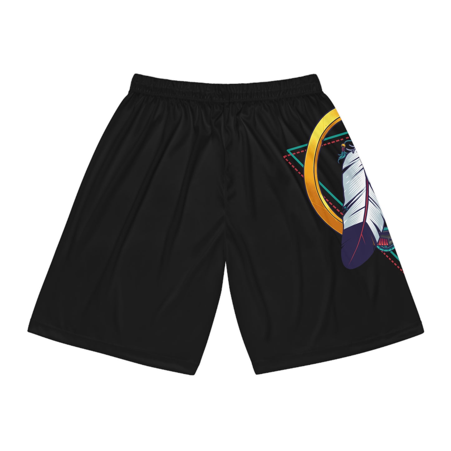 Native feathers Basketball Shorts