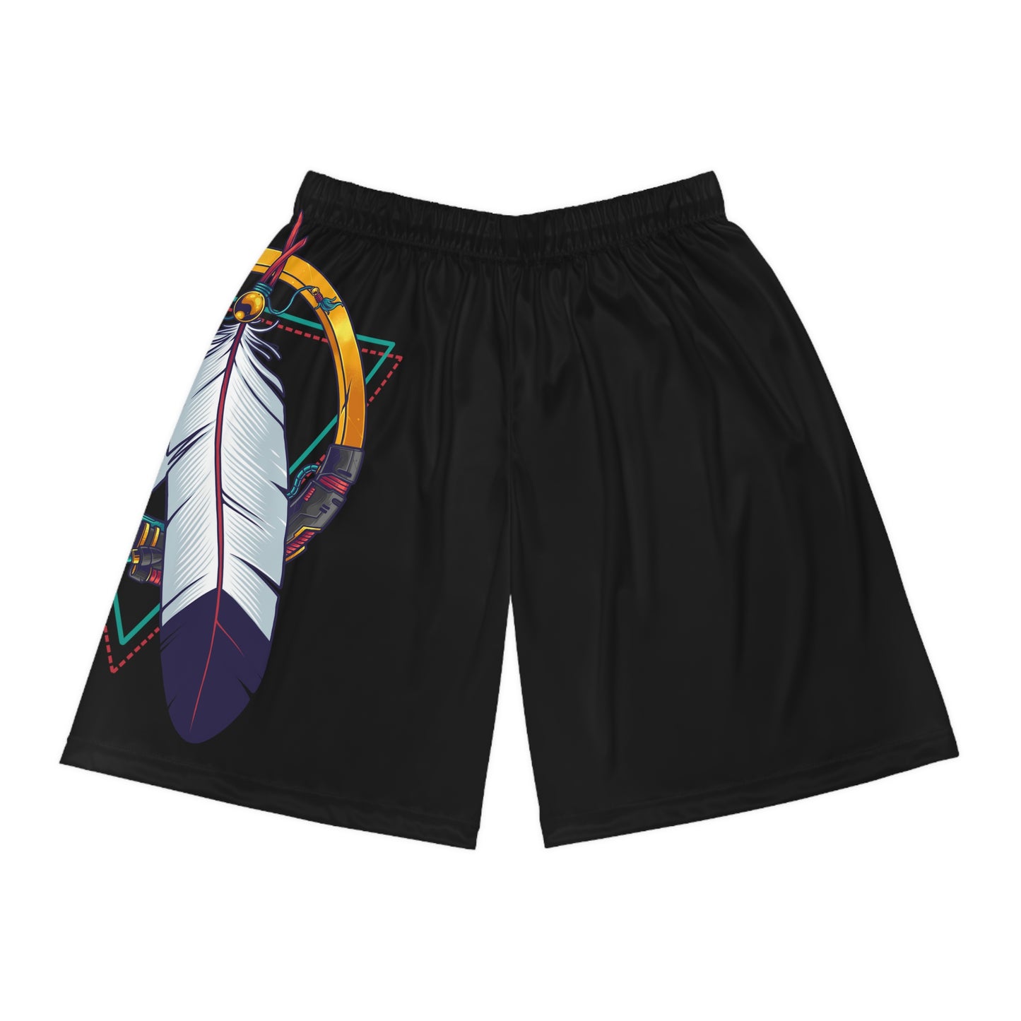 Native feathers Basketball Shorts