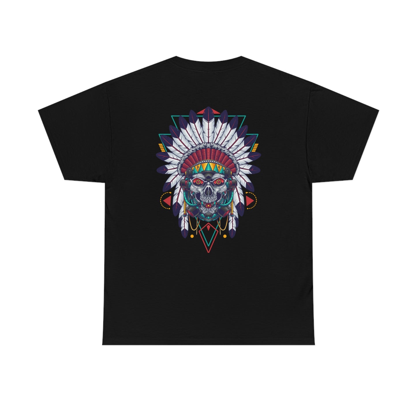 Futuristic Native American Unisex Cotton Tee