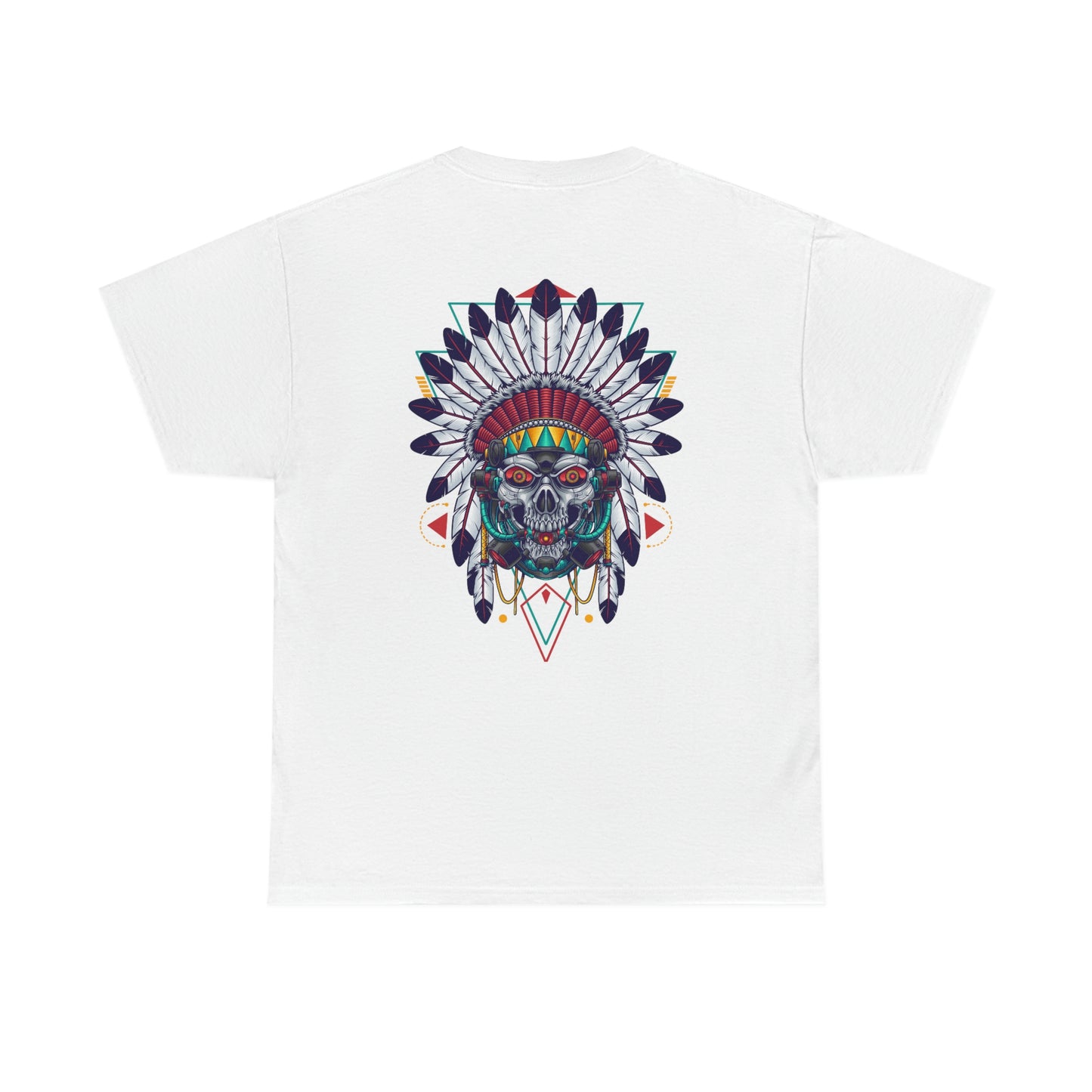 Futuristic Native American Unisex Cotton Tee